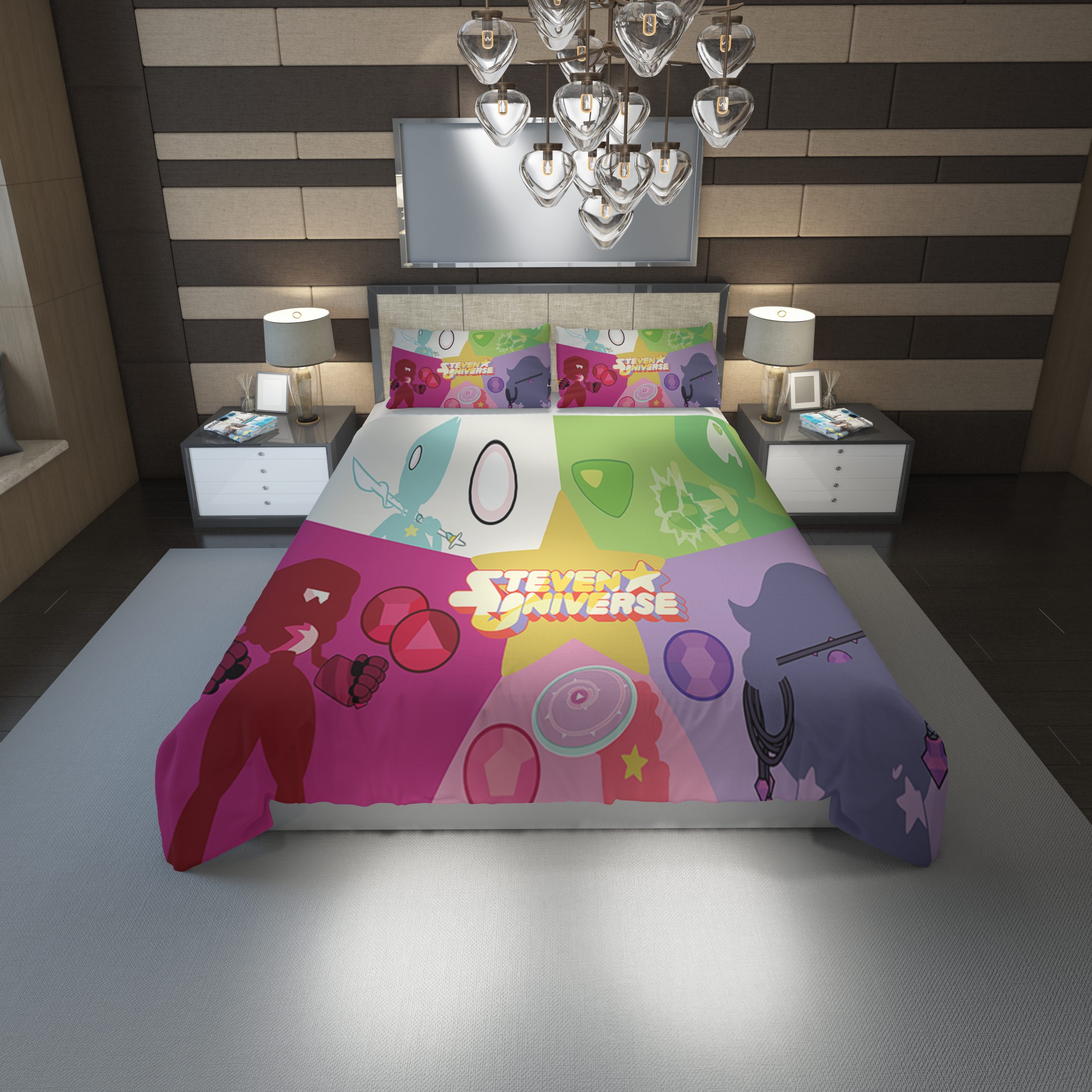 Steven Universe 16 Duvet Cover and Pillowcase Set Bedding Set