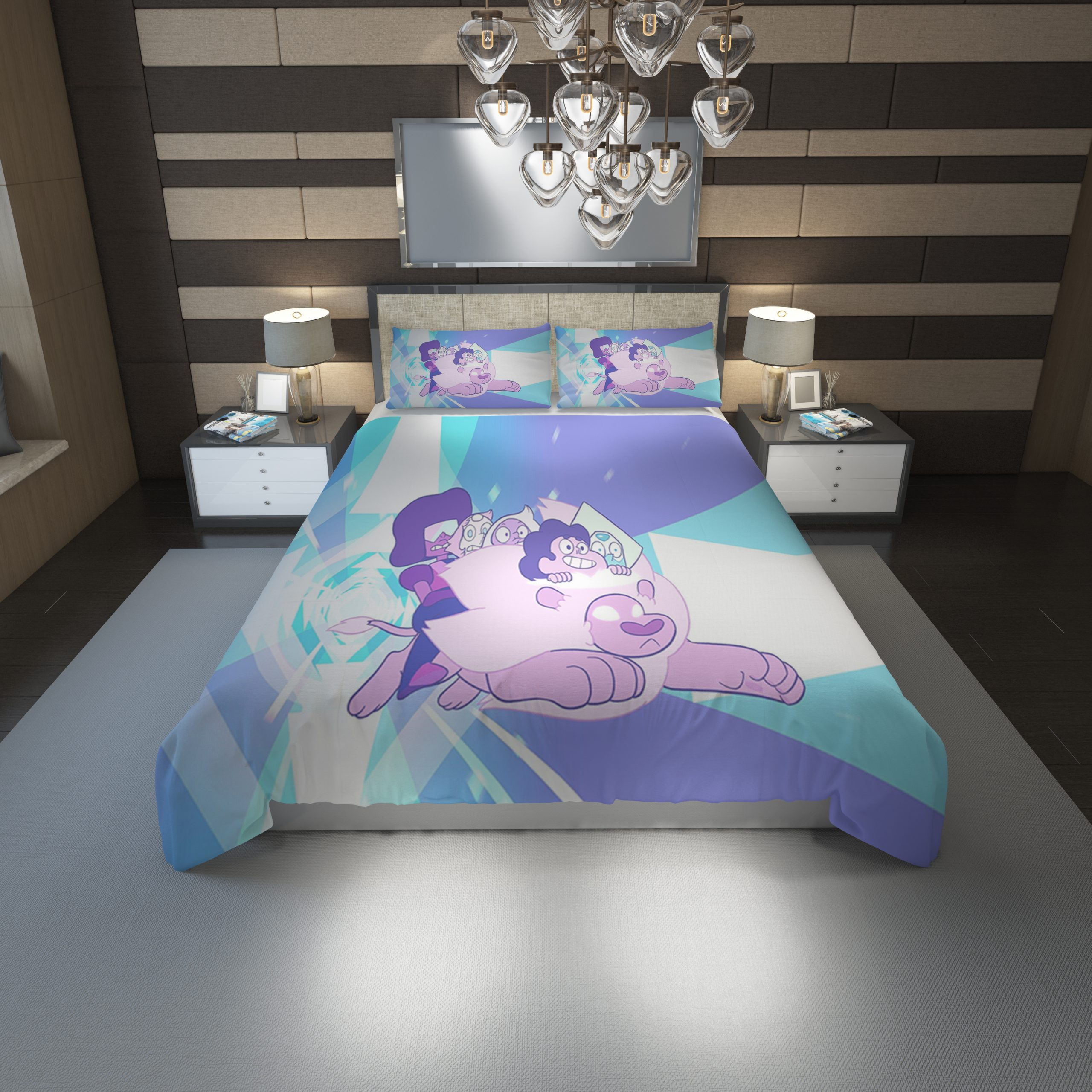 Steven Universe 17 Duvet Cover and Pillowcase Set Bedding Set