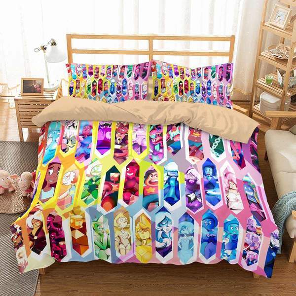 Steven Universe Duvet Cover and Pillowcase Set Bedding Set 581