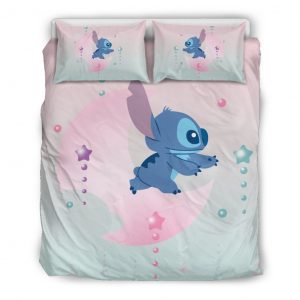 Stitch Disney 2225 Duvet Cover and Pillowcase Set Bedding Set