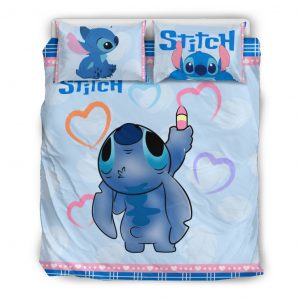 Stitch Disney 2227 Duvet Cover and Pillowcase Set Bedding Set