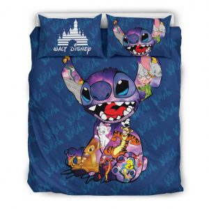 Stitch Disney 2230 Duvet Cover and Pillowcase Set Bedding Set