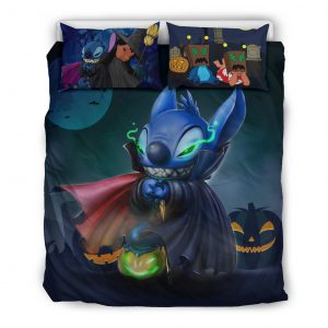 Stitch Halloween 2227 Duvet Cover and Pillowcase Set Bedding Set