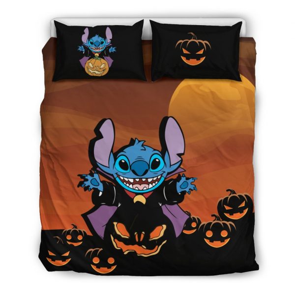 Stitch Halloween 2228 Duvet Cover and Pillowcase Set Bedding Set