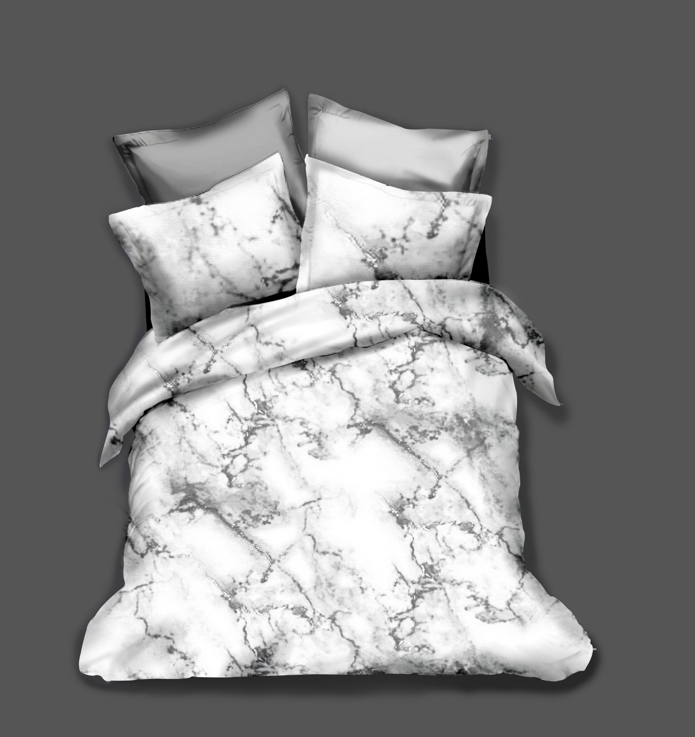 Stone Texture Duvet Cover and Pillowcase Set Bedding Set