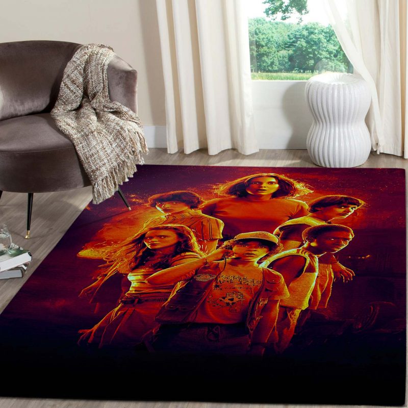 Stranger Things Halloween Living Room Rug Carpet 4