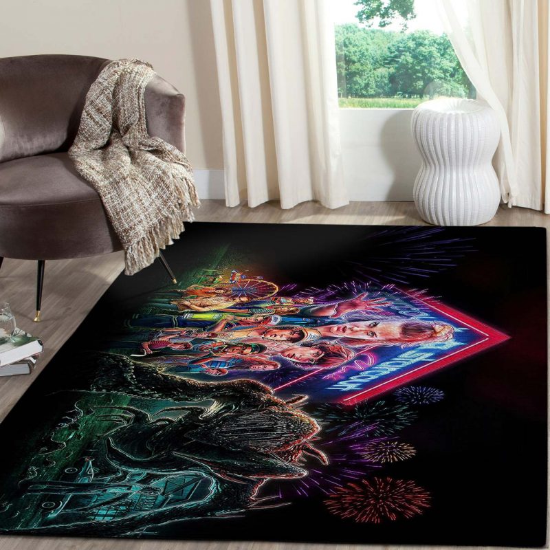 Stranger Things Halloween Living Room Rug Carpet