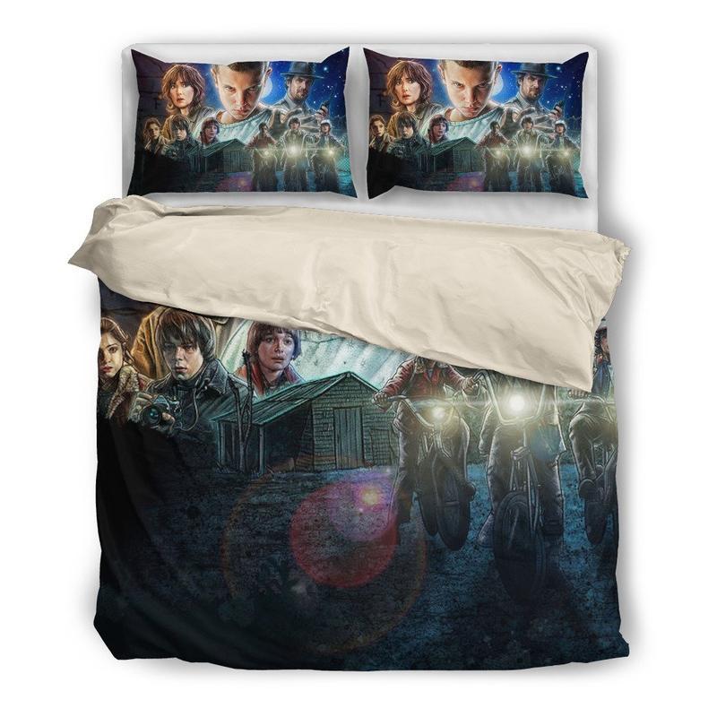 Stranger Things Season 1 Duvet Cover and Pillowcase Set Bedding Set 159