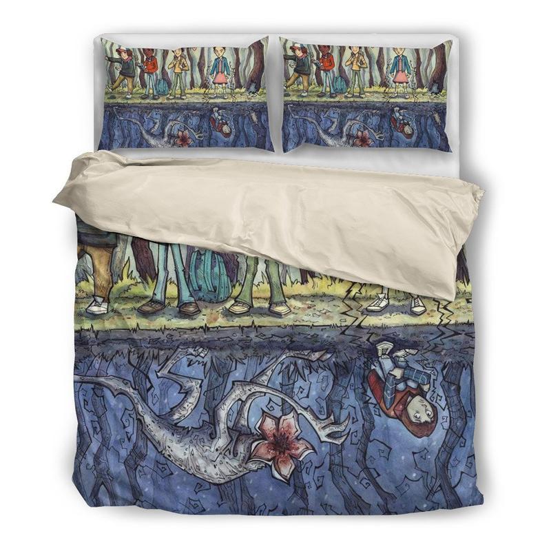 Stranger Things Season 1 Duvet Cover and Pillowcase Set Bedding Set 181