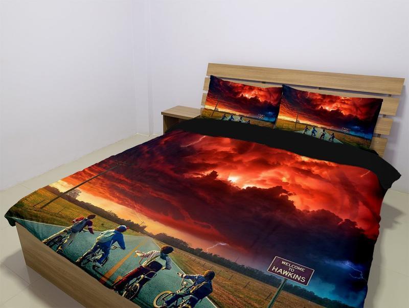 Stranger Things Season 2 Duvet Cover and Pillowcase Set Bedding Set 109