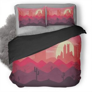Sun Mountains Art 11 Duvet Cover and Pillowcase Set Bedding Set