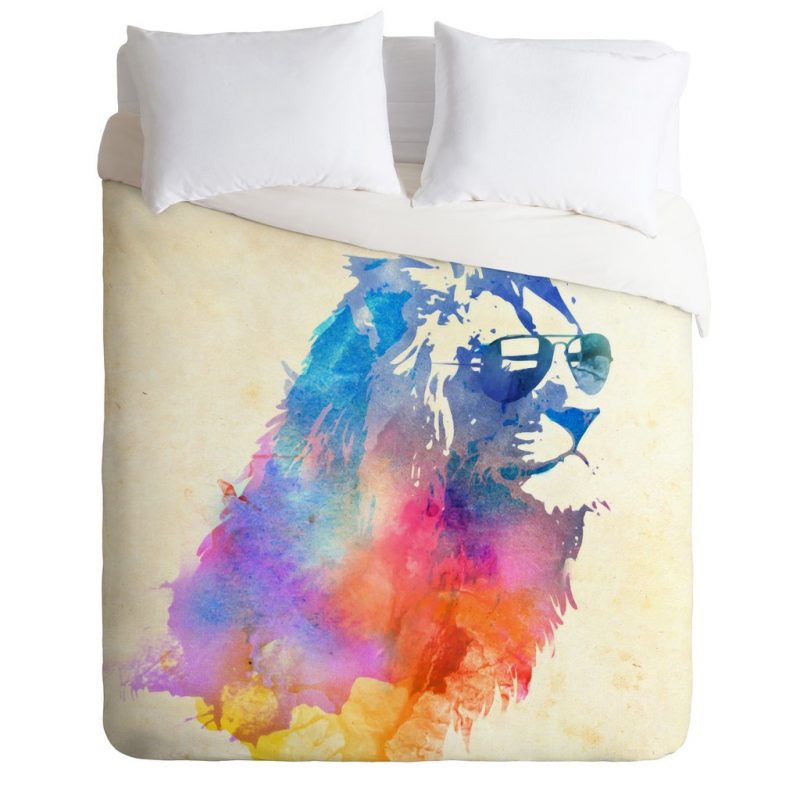 Sunny Lion Duvet Cover and Pillowcase Set Bedding Set