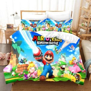 Super Mario 2214 Duvet Cover and Pillowcase Set Bedding Set