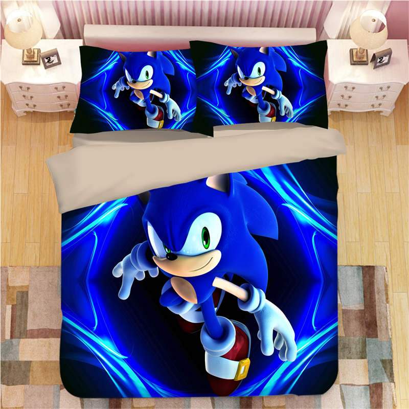 Super Sonic Duver Duvet Cover and Pillowcase Set Bedding Set