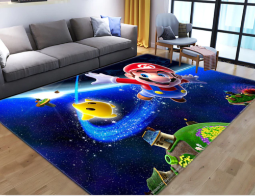 Super mario Carpet Living Room Rugs 1