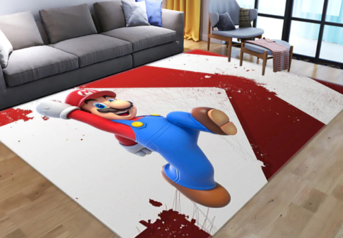 Super mario Carpet Living Room Rugs 11