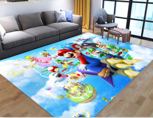 Super mario Carpet Living Room Rugs 14