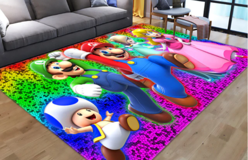 Super mario Carpet Living Room Rugs 9