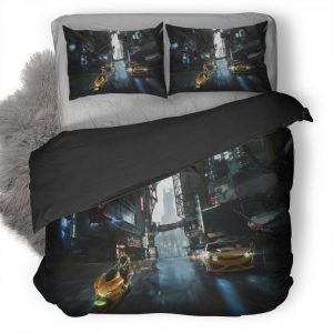 Superbike And Yellow Camaro Gravity Project Ks Duvet Cover and Pillowcase Set Bedding Set