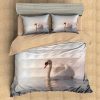 Swan 3 Duvet Cover and Pillowcase Set Bedding Set