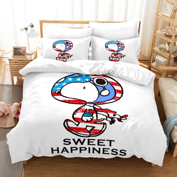 Sweet Happiness Duvet Cover and Pillowcase Set Bedding Set