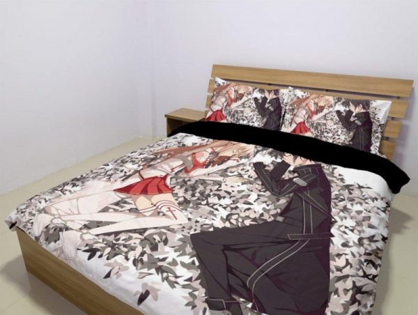 Sword Art Online Duvet Cover and Pillowcase Set Bedding Set 1023