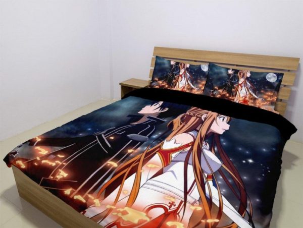 Sword Art Online Duvet Cover and Pillowcase Set Bedding Set 992