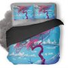 Sword Tree Landscape Digital Art Bc Duvet Cover and Pillowcase Set Bedding Set