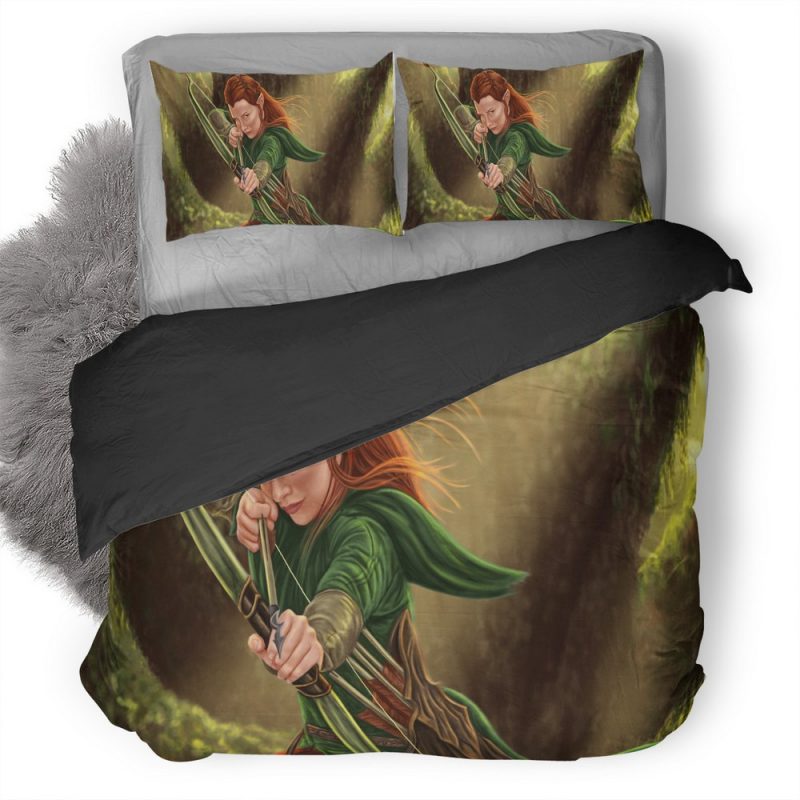 Tauriel Hobbit Dw Duvet Cover and Pillowcase Set Bedding Set