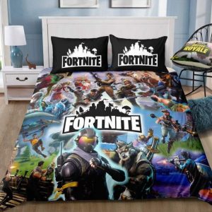 Team 2 Fortnite Gamer Duvet Cover and Pillowcase Set Bedding Set