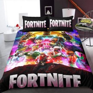 Team 3 Fortnite Gamer Duvet Cover and Pillowcase Set Bedding Set