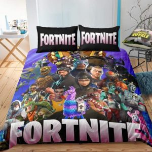 Team 4 Fortnite Gamer Duvet Cover and Pillowcase Set Bedding Set