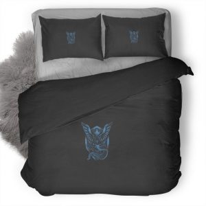 Team Mystic Minimalism Qu Duvet Cover and Pillowcase Set Bedding Set