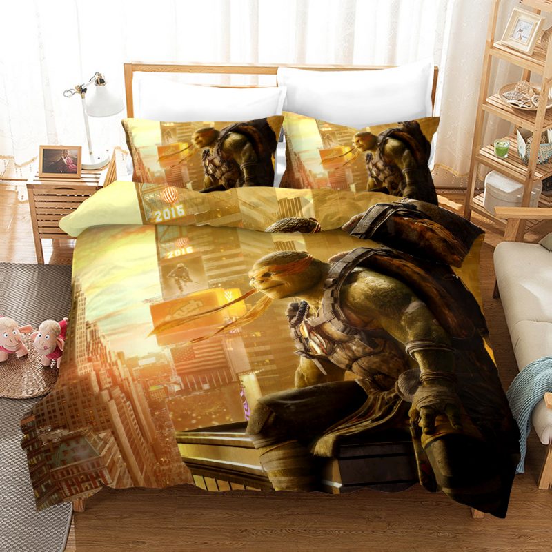 Teenage Mutant Ninja Turtles 2 Duvet Cover and Pillowcase Set Bedding Set