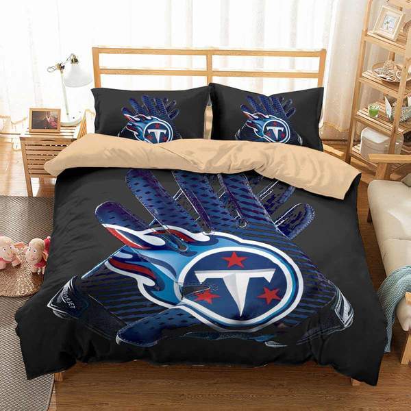 Tennessee Titans Duvet Cover and Pillowcase Set Bedding Set 489