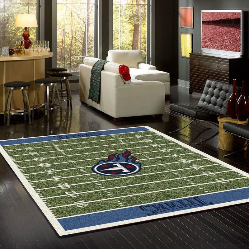 Tennessee Titans Rug Team Home Field Carpet Living Room Rugs