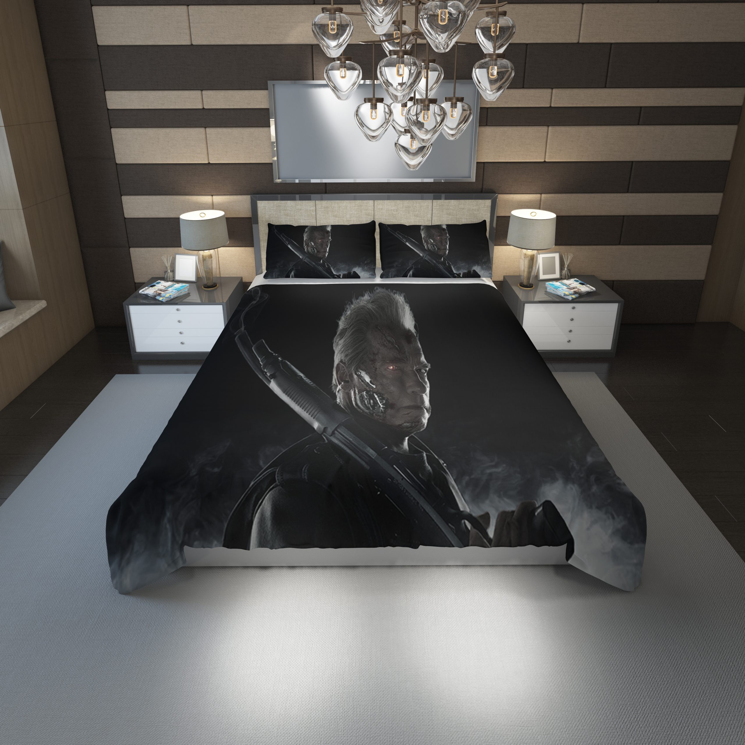 Terminator Dark Fate 16 Duvet Cover and Pillowcase Set Bedding Set