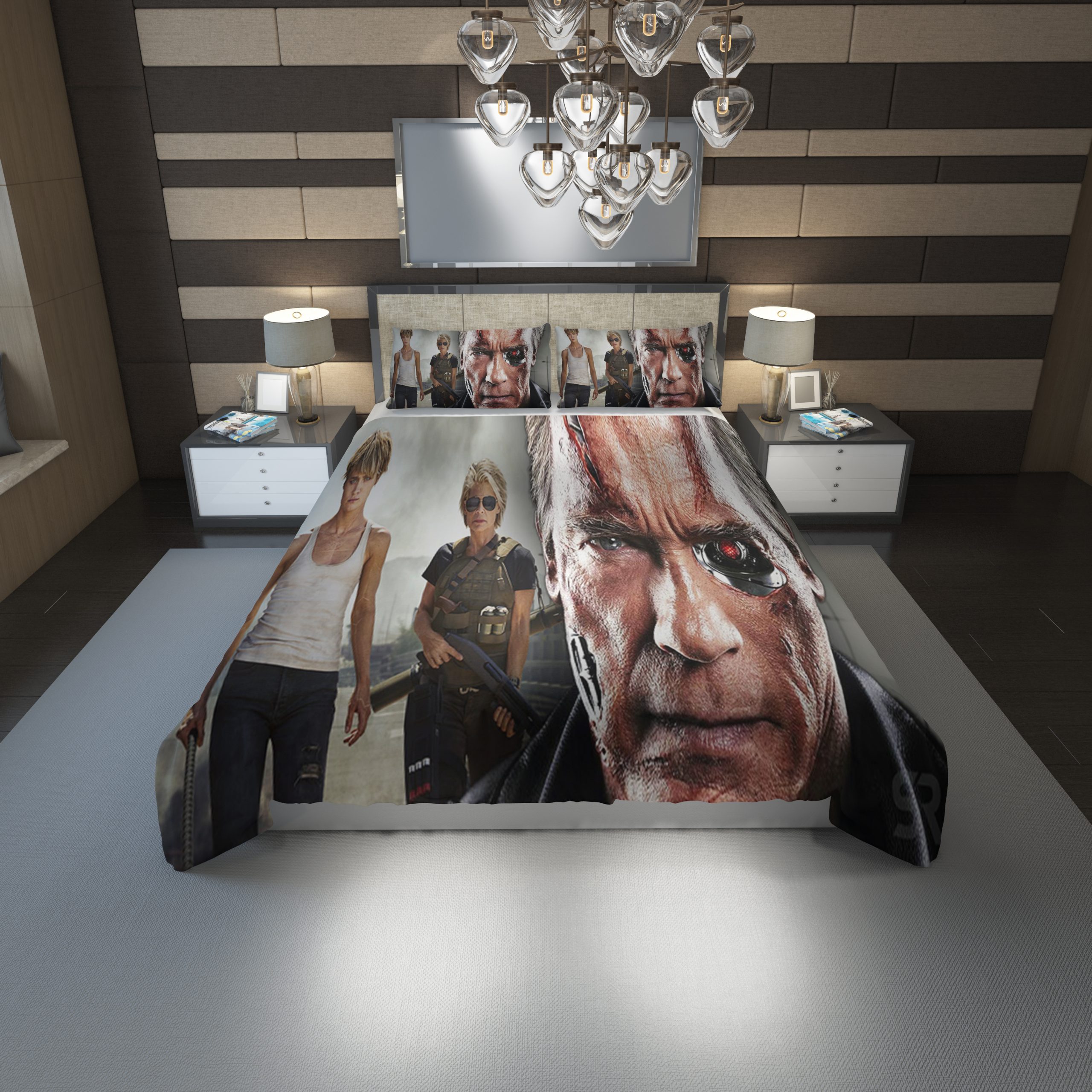 Terminator Dark Fate 30 Duvet Cover and Pillowcase Set Bedding Set