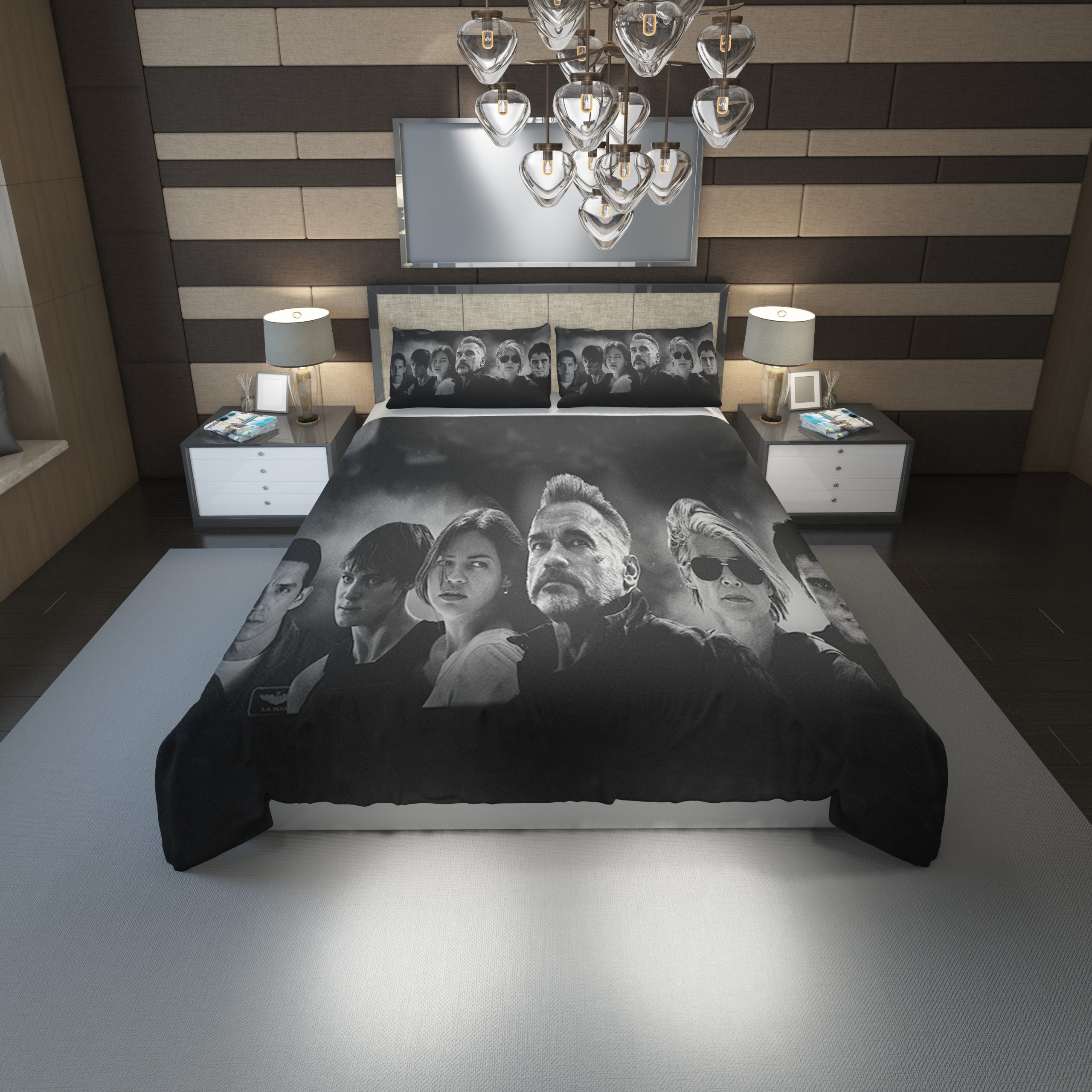 Terminator Dark Fate Hd 15 Duvet Cover and Pillowcase Set Bedding Set