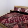 Texas A M Aggies Duvet Cover and Pillowcase Set Bedding Set