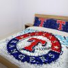 Texas Rangers Duvet Cover and Pillowcase Set Bedding Set 1011