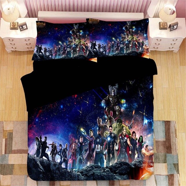 The Avengers 2212 Duvet Cover and Pillowcase Set Bedding Set