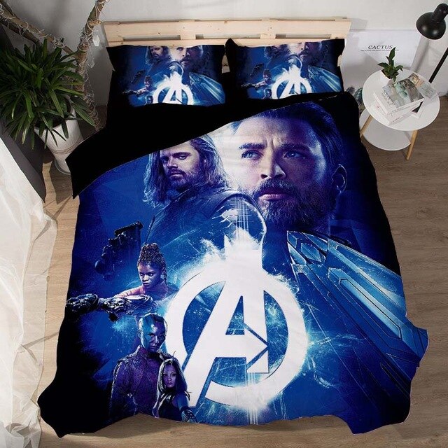 The Avengers 2214 Duvet Cover and Pillowcase Set Bedding Set