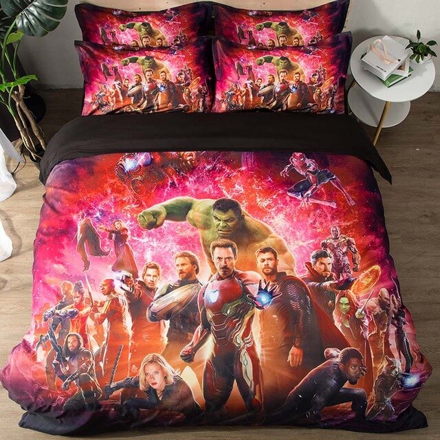 The Avengers 2217 Duvet Cover and Pillowcase Set Bedding Set