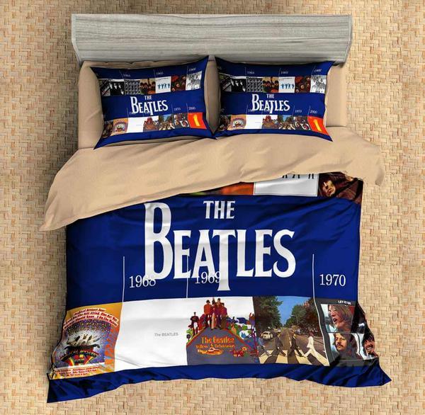 The Beatles Duvet Cover and Pillowcase Set Bedding Set 632