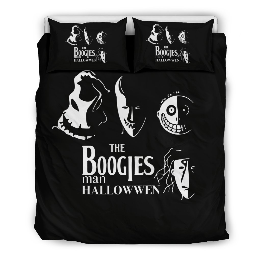 The Boogies Man Halloween Duvet Cover and Pillowcase Set Bedding Set