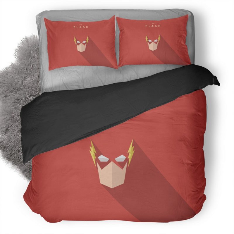 The Flash Simple Minimalism Image Duvet Cover and Pillowcase Set Bedding Set