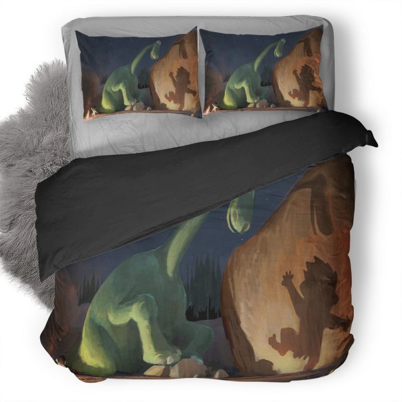 The Good Dinosaur Digital Art Duvet Cover and Pillowcase Set Bedding Set