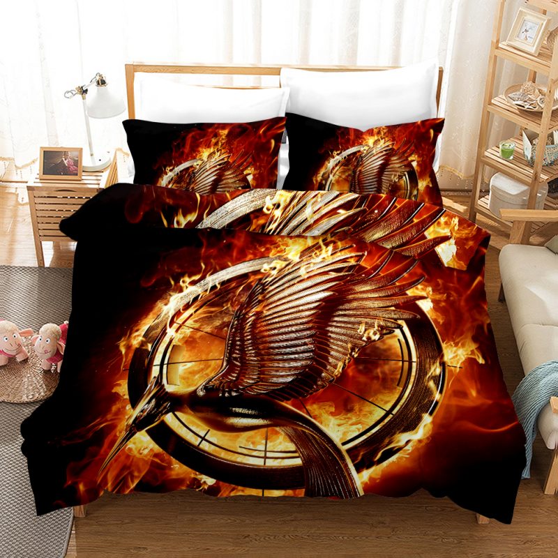 The Hunger Games Duvet Cover and Pillowcase Set Bedding Set