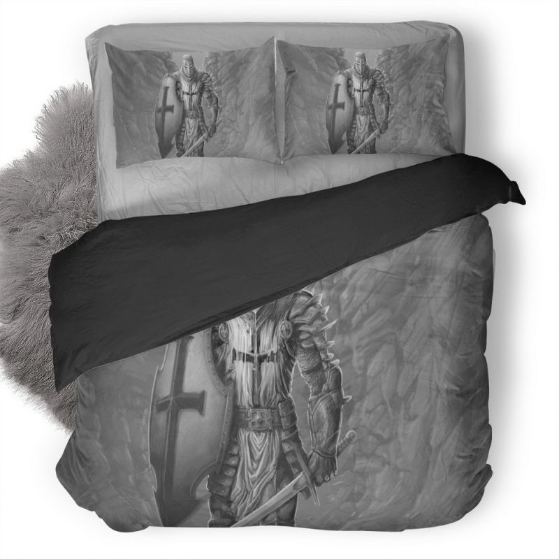 The Knight A9 Duvet Cover and Pillowcase Set Bedding Set